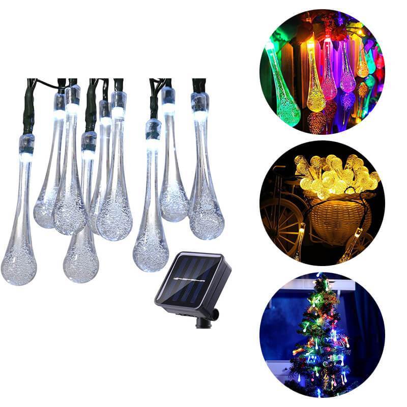 Stornfield | Solar Teardrop String Lights
