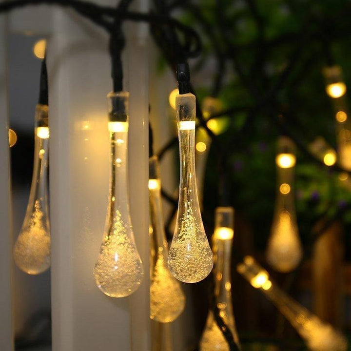 Stornfield | Solar Teardrop String Lights