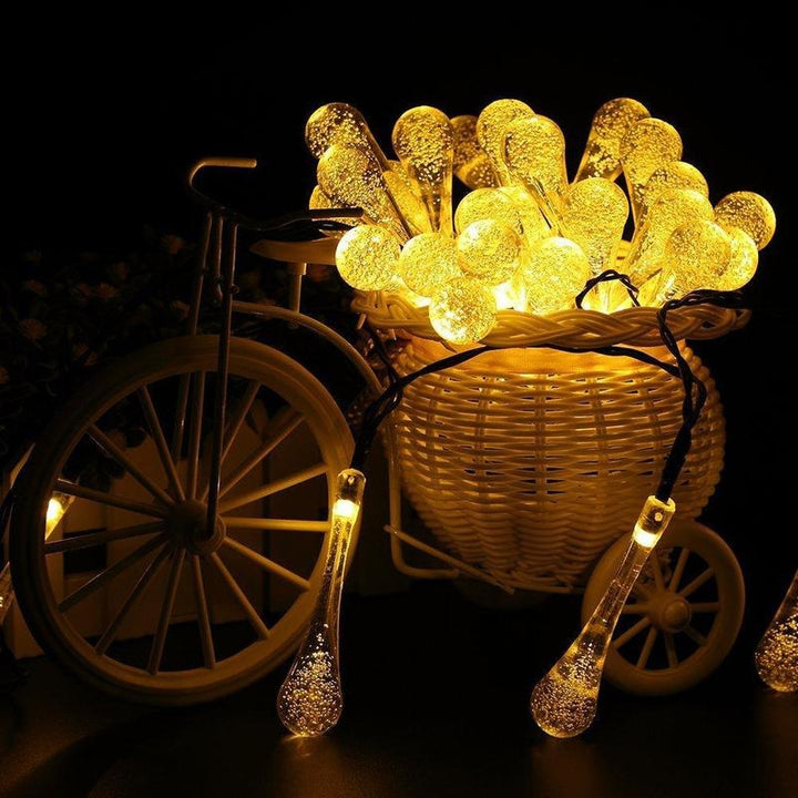 Stornfield | Solar Teardrop String Lights
