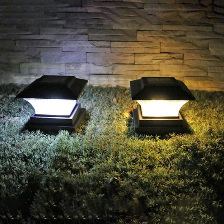 Solar LED Outdoor Lamp - LumiPillar, Energy-Efficient Lighting for Garden, Driveway or Terrace | Stornfield