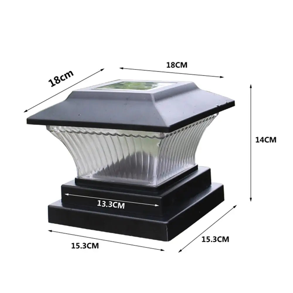 Solar LED Outdoor Lamp - LumiPillar, Energy-Efficient Lighting for Garden, Driveway or Terrace | Stornfield