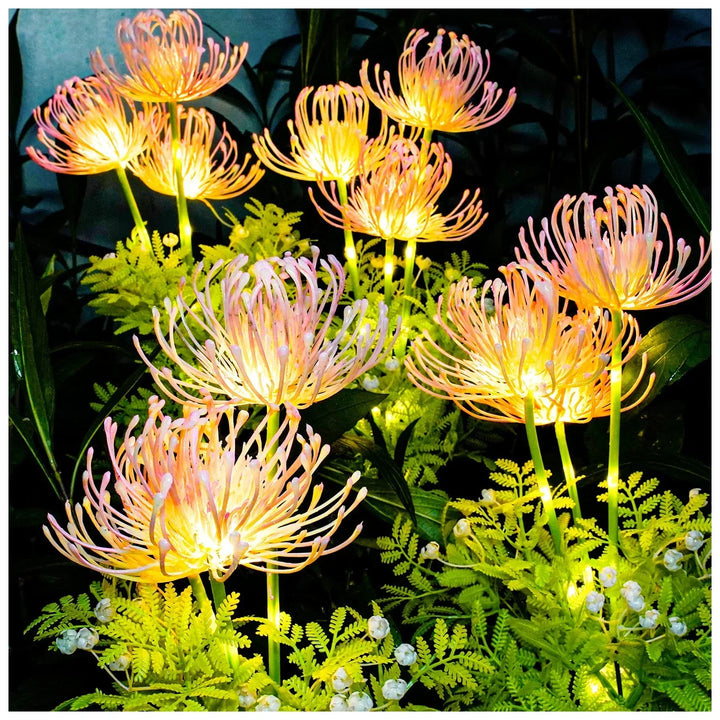 Solar Illuminating Flowers for Outdoors – 2 Packs of LED Garden Lighting | Stornfield
