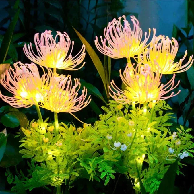 Solar Illuminating Flowers for Outdoors – 2 Packs of LED Garden Lighting | Stornfield