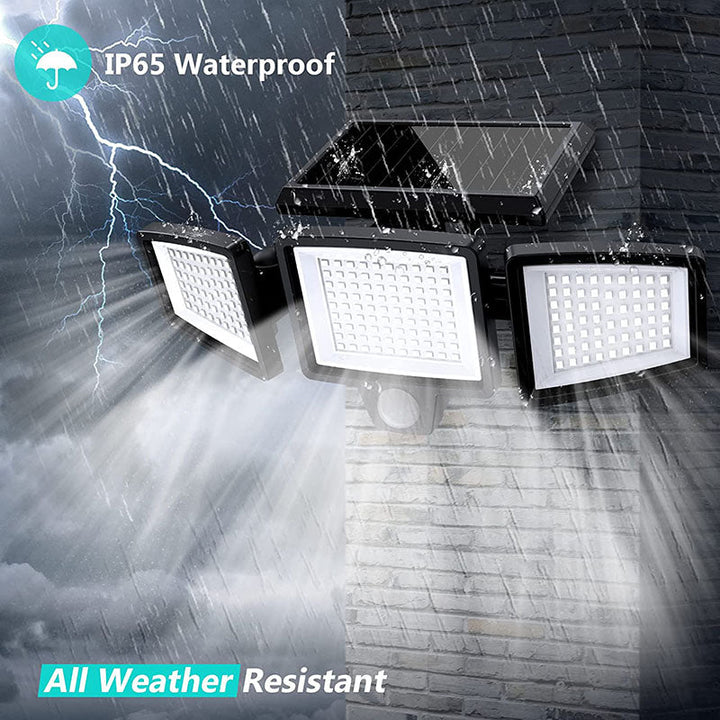 Solar LED Security Light with Motion Sensor - Super Bright Outdoor Lighting for Garden, Garage and Driveway | Stornfield