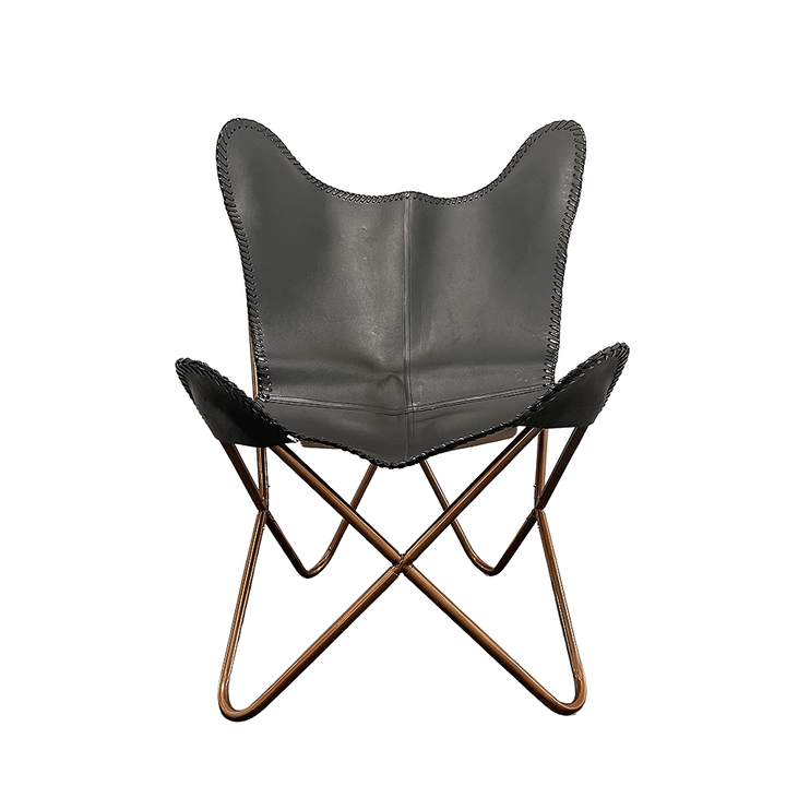 Bat chair made of real leather (available in different colors) | Stornfield