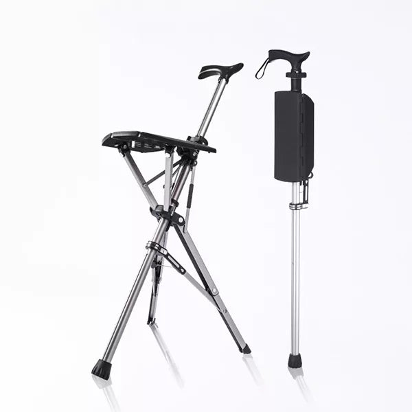 SitWalk Folding Walking Stick – Walking Stick with Sitting Function and Ergonomic Grip | Stornfield