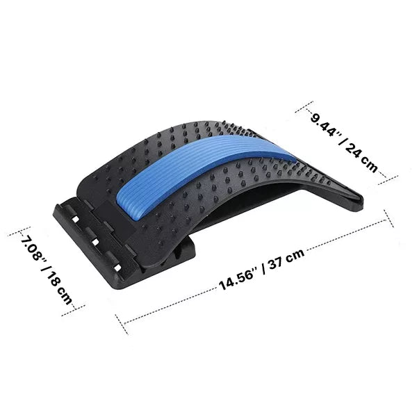 SpineEase | Adjustable back stretcher & lumbar acupressure massager for instant pain | Stornfield