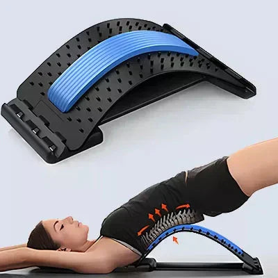 SpineEase | Adjustable back stretcher & lumbar acupressure massager for instant pain | Stornfield