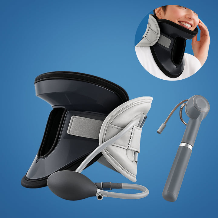 SpineEase | Cervical Traction Collar – Cervical Retractor for Spinal Decompression, Nerve Support, and Posture – Helps Relieve Neck Pain Stornfield