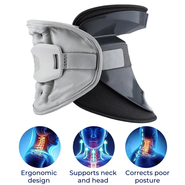 SpineEase | Cervical Traction Collar – Cervical Retractor for Spinal Decompression, Nerve Support, and Posture – Helps Relieve Neck Pain Stornfield