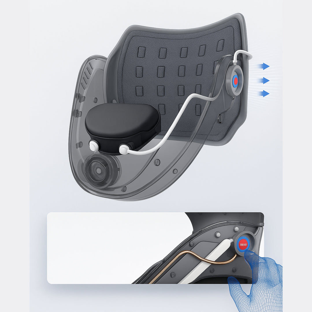 SpineEase | Cervical Traction Collar – Cervical Retractor for Spinal Decompression, Nerve Support, and Posture – Helps Relieve Neck Pain Stornfield