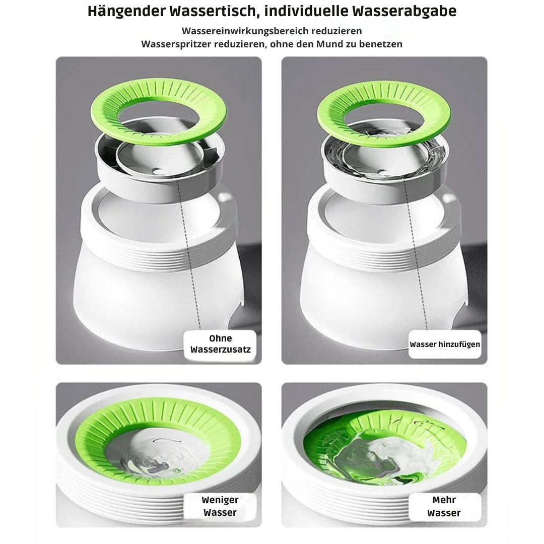 Stornfield leak-proof splash guard bowl for dogs & cats