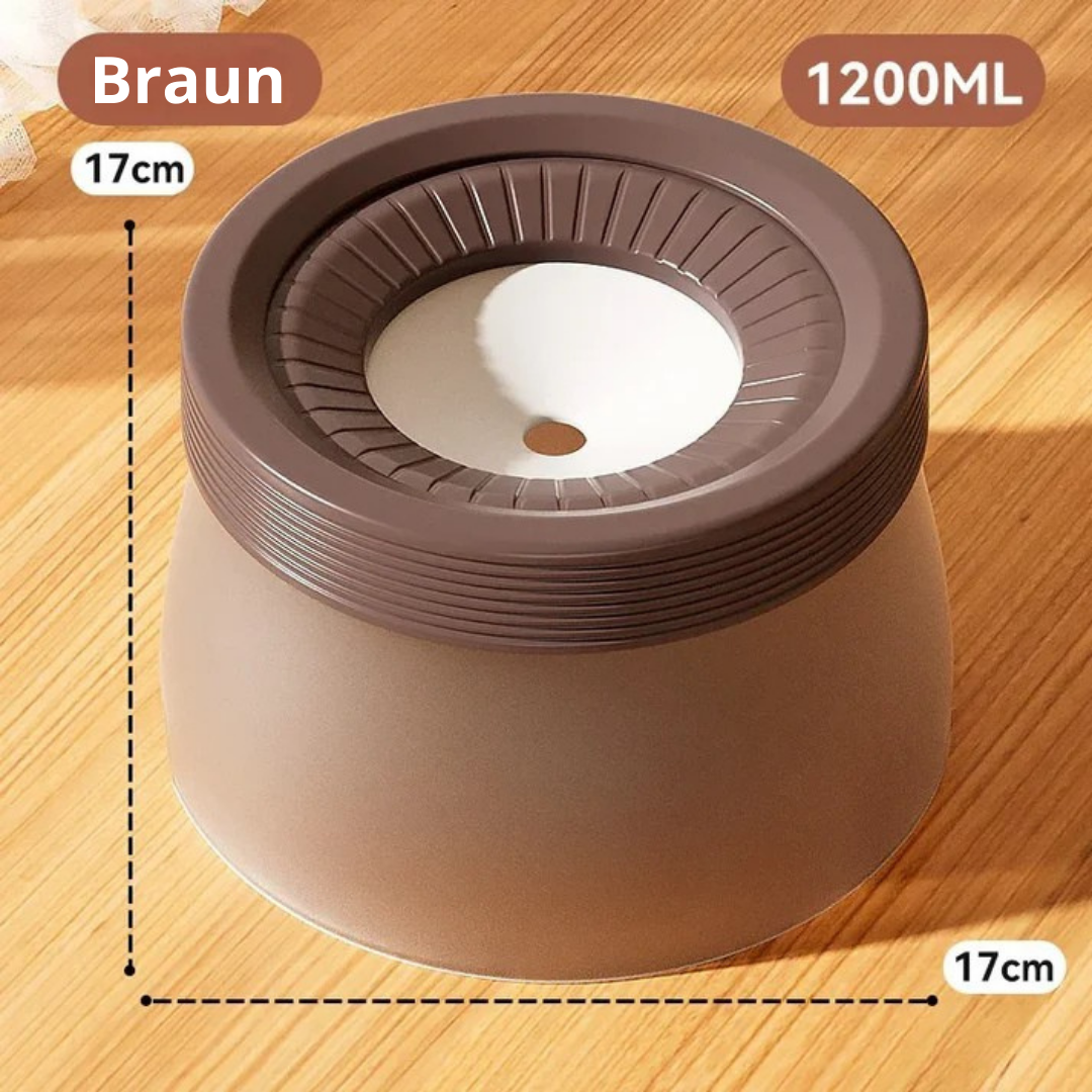 Stornfield leak-proof splash guard bowl for dogs & cats