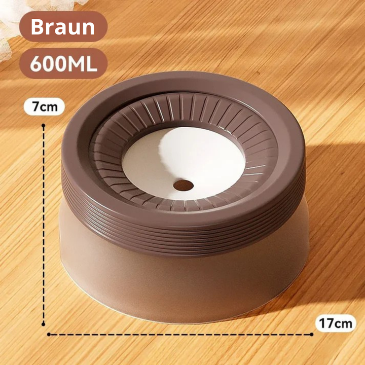 Stornfield leak-proof splash guard bowl for dogs & cats