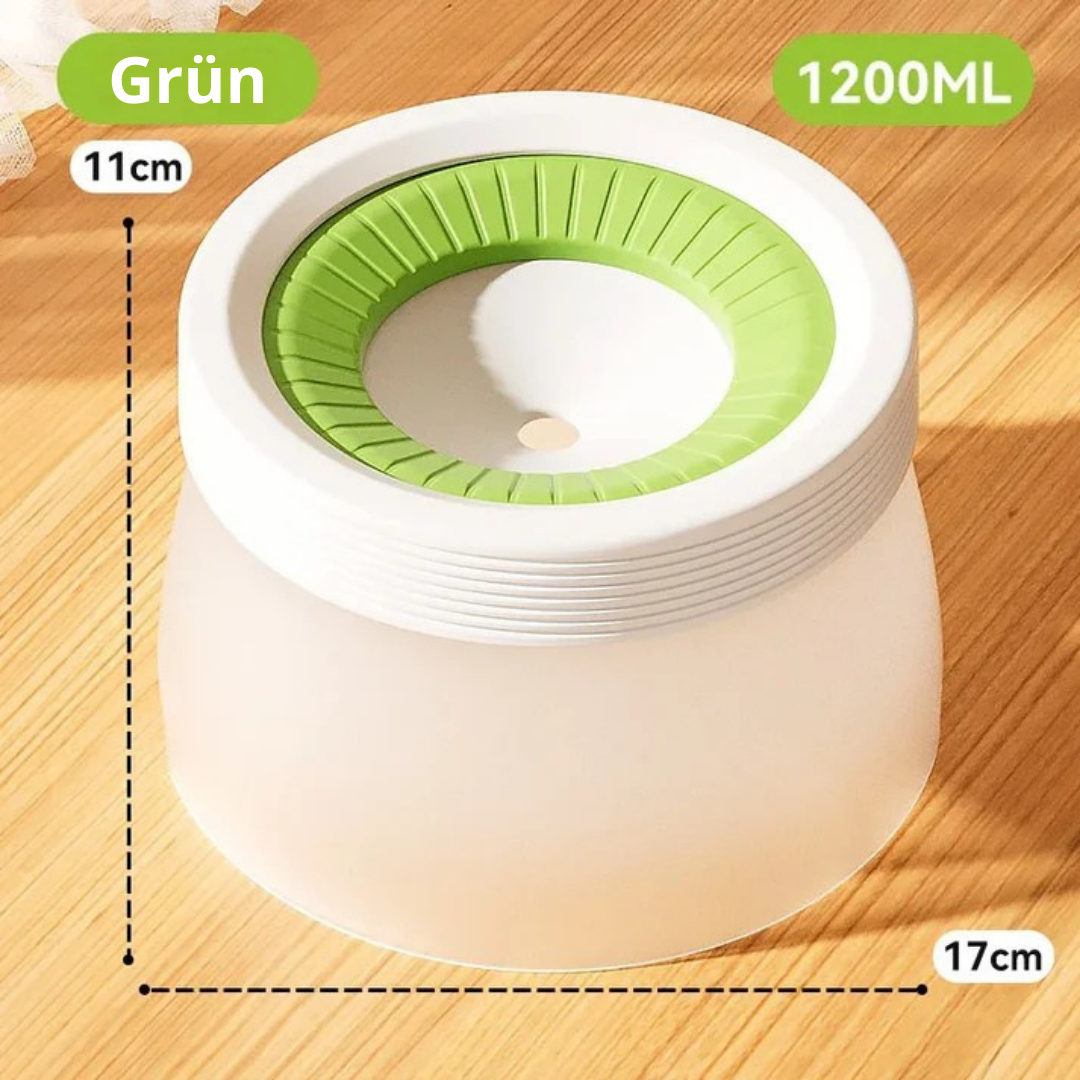 Stornfield leak-proof splash guard bowl for dogs & cats