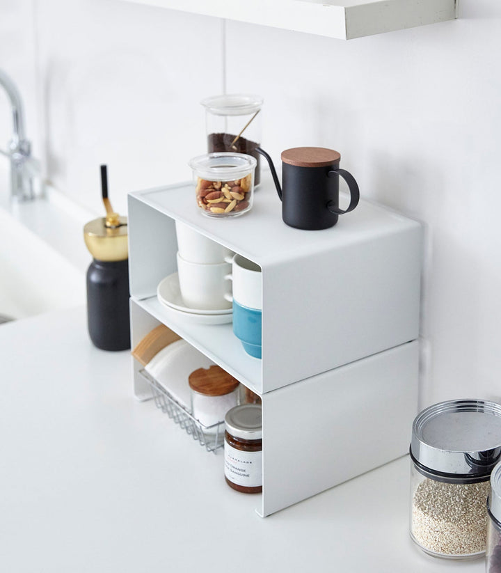 Stornfield | Stackable Kitchen Shelf - Two Sizes - Steel