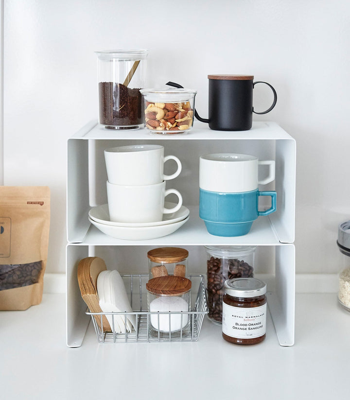 Stornfield | Stackable Kitchen Shelf - Two Sizes - Steel