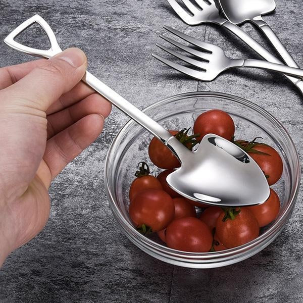 Stainless Steel Shovel Shaped Soup Spoon | Stornfield