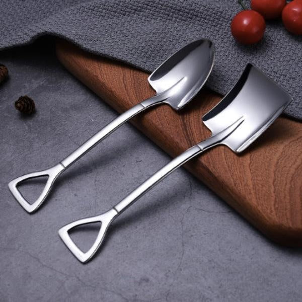 Stainless Steel Shovel Shaped Soup Spoon | Stornfield