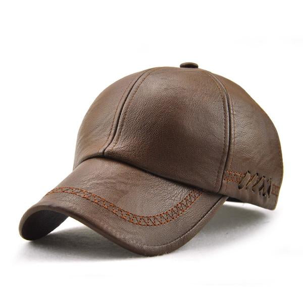 Stanley – Stylish men's baseball cap with leather look | Stornfield