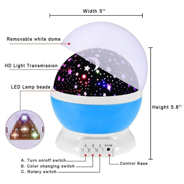 Cosmos Projector Night Stars Lamp | Stornfield