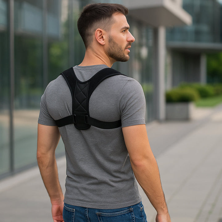 Adjustable posture-correcting back support | Stornfield