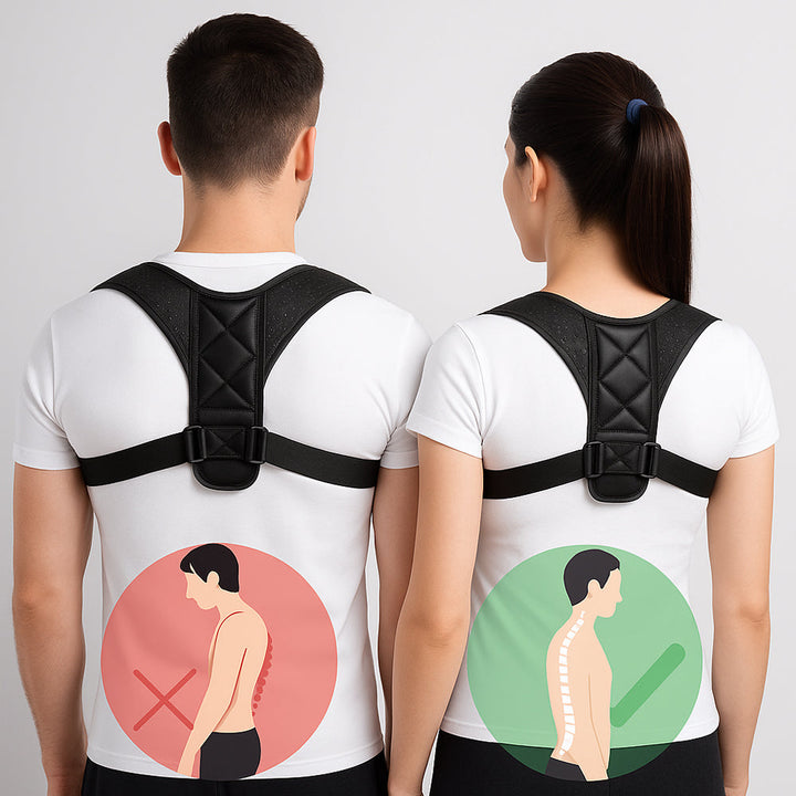Adjustable posture-correcting back support | Stornfield