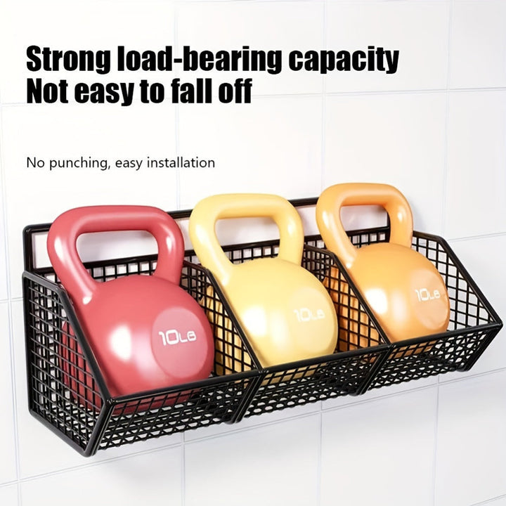 Stornfield | StorGrid – Modern Wall-Mounted Wire Storage Basket for Kitchen Organisation