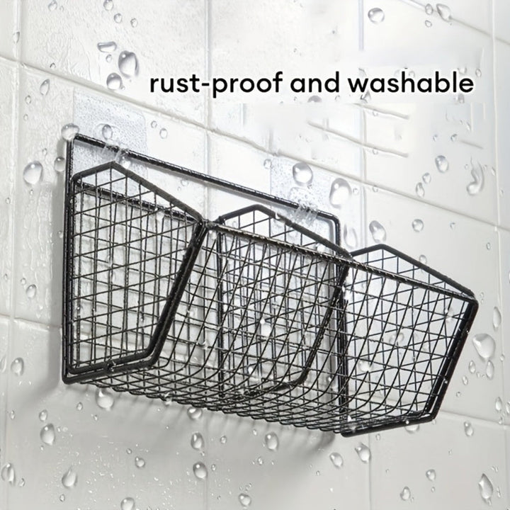 Stornfield | StorGrid – Modern Wall-Mounted Wire Storage Basket for Kitchen Organisation