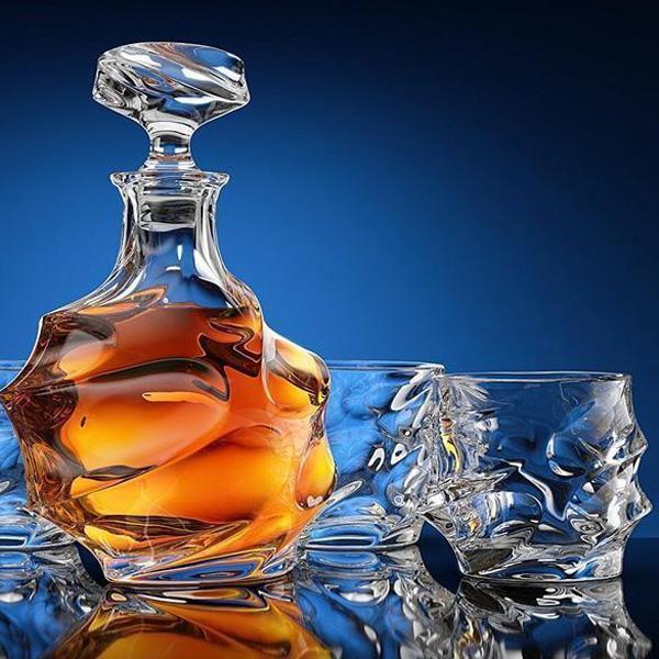 Storm Designer Crystal Whiskey Glass | Stornfield