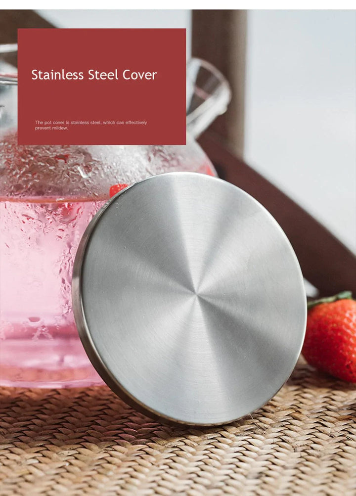 Strawberry glass teapot | Stornfield