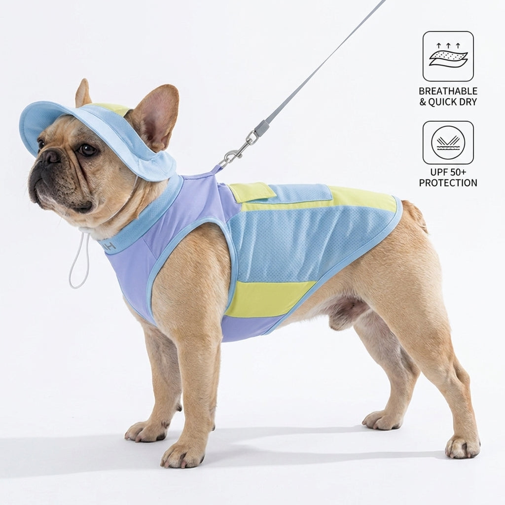 Summer Cooling Mesh Vest for French Bulldogs - Lightweight Pet Apparel | Stornfield
