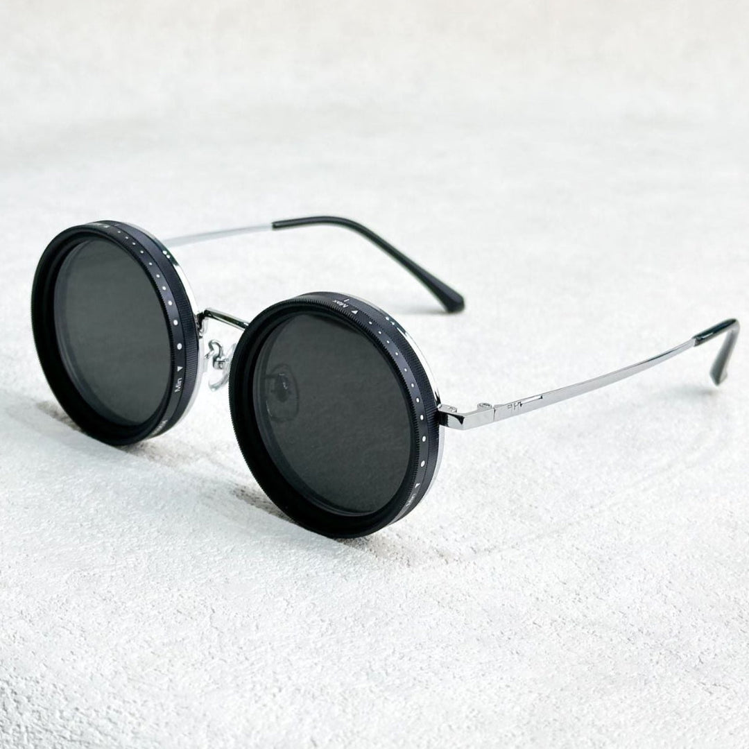 VisionRound Polarized Sunglasses – Unisex Retro Design with Adjustable Light Filter | Stornfield