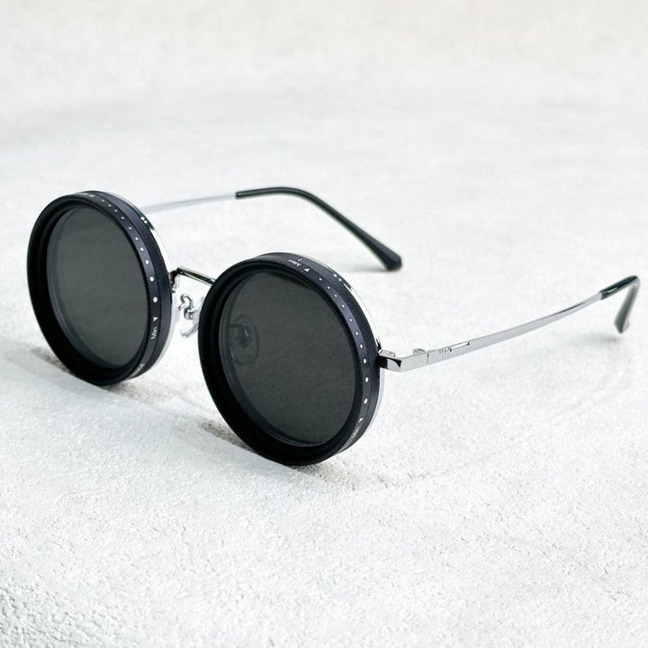 VisionRound Polarized Sunglasses – Unisex Retro Design with Adjustable Light Filter | Stornfield