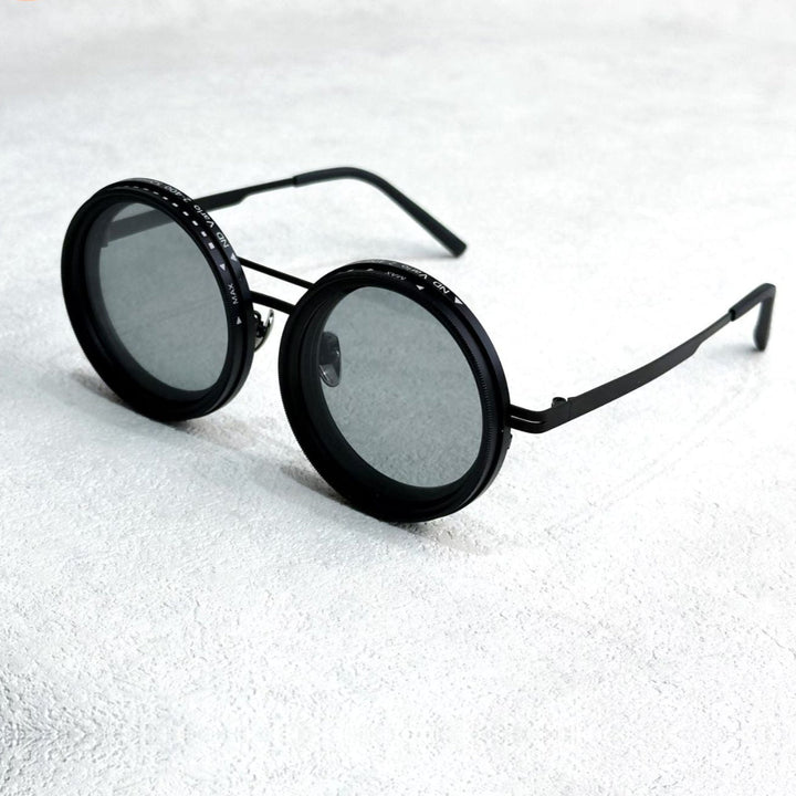 VisionRound Polarized Sunglasses – Unisex Retro Design with Adjustable Light Filter | Stornfield