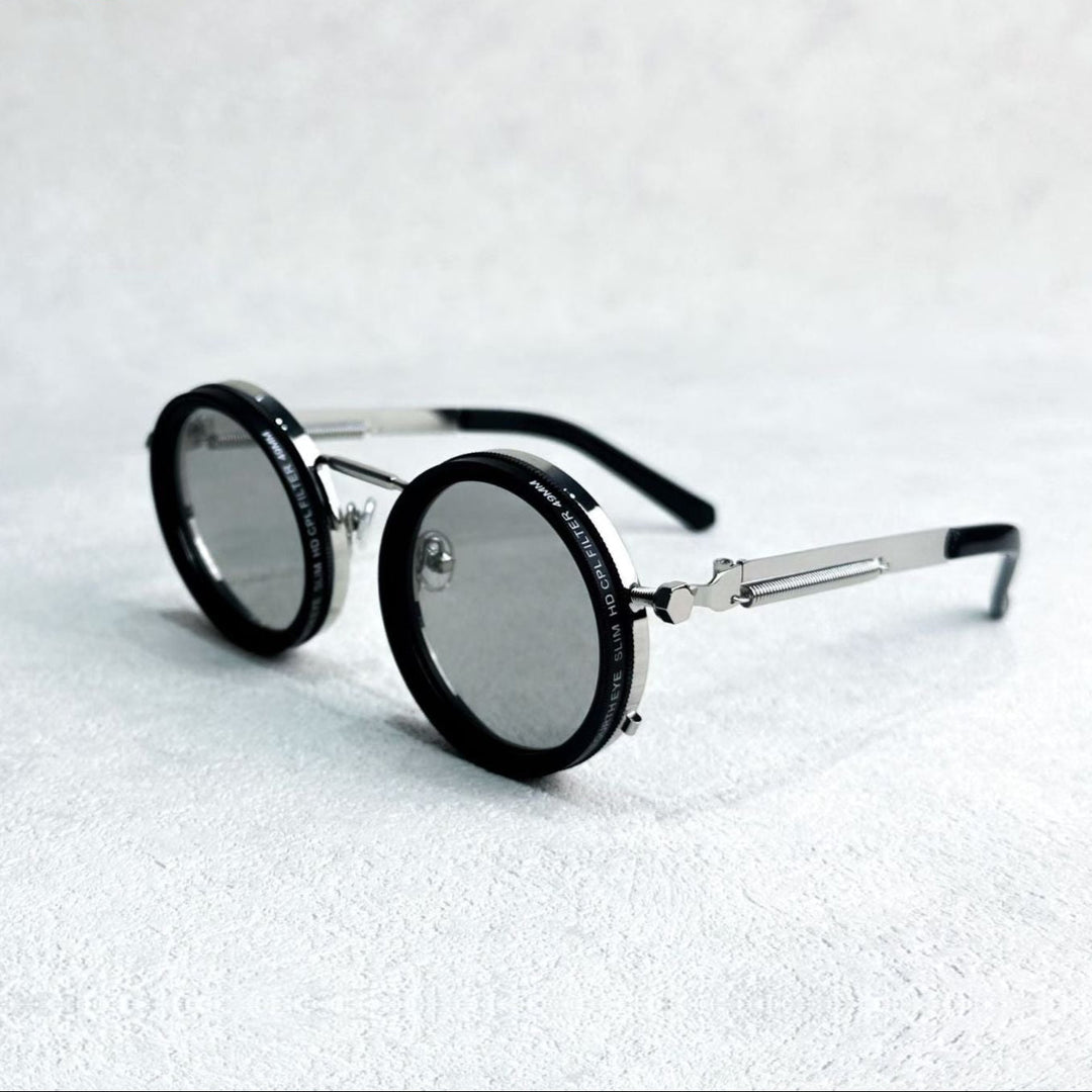 VisionRound Polarized Sunglasses – Unisex Retro Design with Adjustable Light Filter | Stornfield