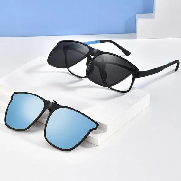 Clip-On Sunglasses with Polarized Lenses and UV400 Protection | Stornfield