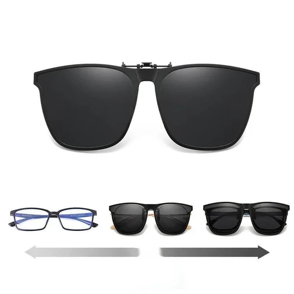 Clip-On Sunglasses with Polarized Lenses and UV400 Protection | Stornfield