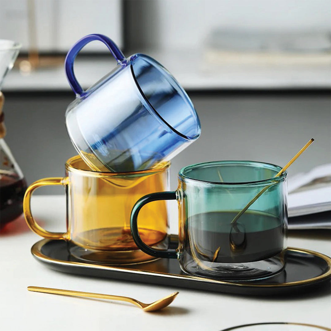Stornfield | DoublyMug | Tinted Glass Mug for Hot Beverages