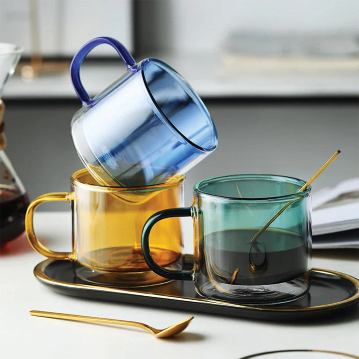 Stornfield | DoublyMug | Tinted Glass Mug for Hot Beverages