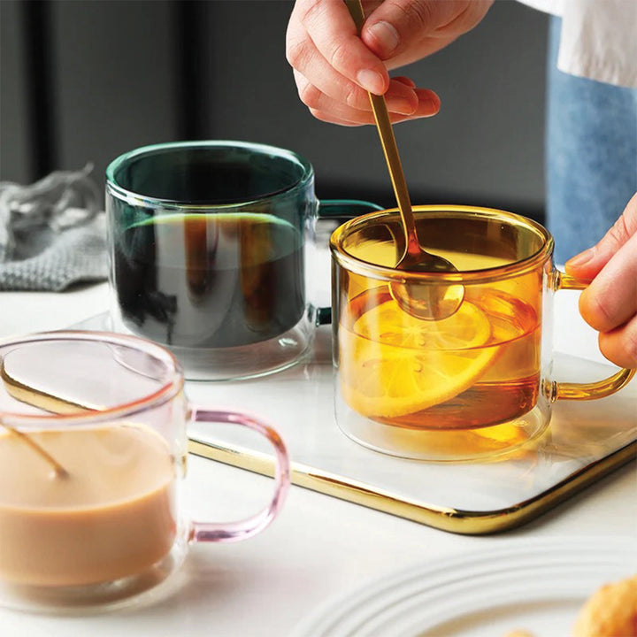 Stornfield | DoublyMug | Tinted Glass Mug for Hot Beverages