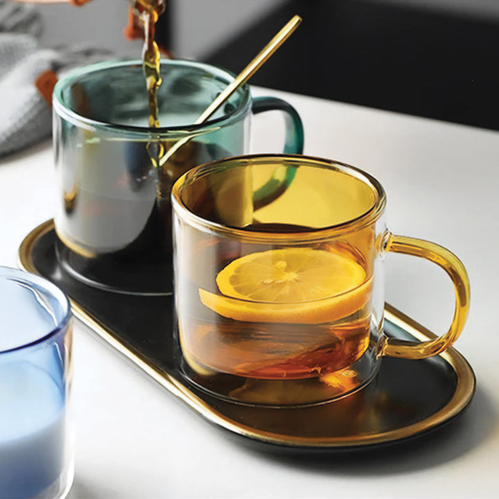 Stornfield | DoublyMug | Tinted Glass Mug for Hot Beverages