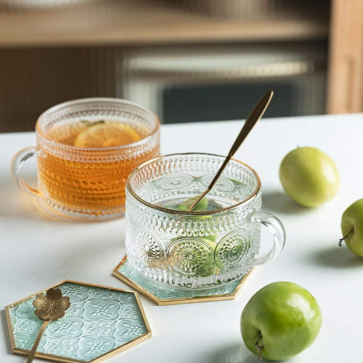 Sunflower - Golden Lines Embossed Teacup Stornfield
