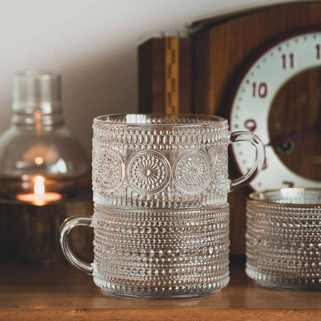 Sunflower - Golden Lines Embossed Teacup Stornfield