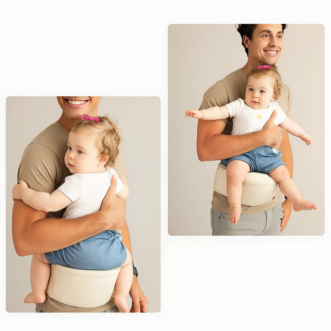 SureCarry | Ergonomic Hip Seat Baby Carrier – Balanced Weight Distribution – Tear-Resistant Nylon – Hands-Free Support for Traveling Parents Stornfield