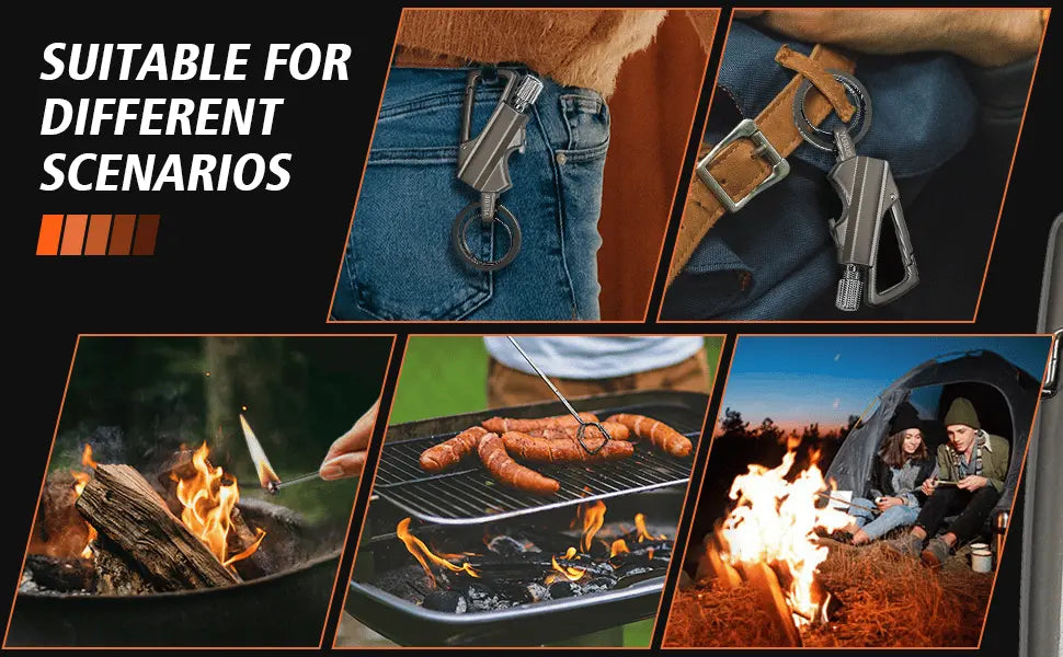 Stornfield | Survival Fire Starter with Bottle Opener – Robust Matches for On the Go