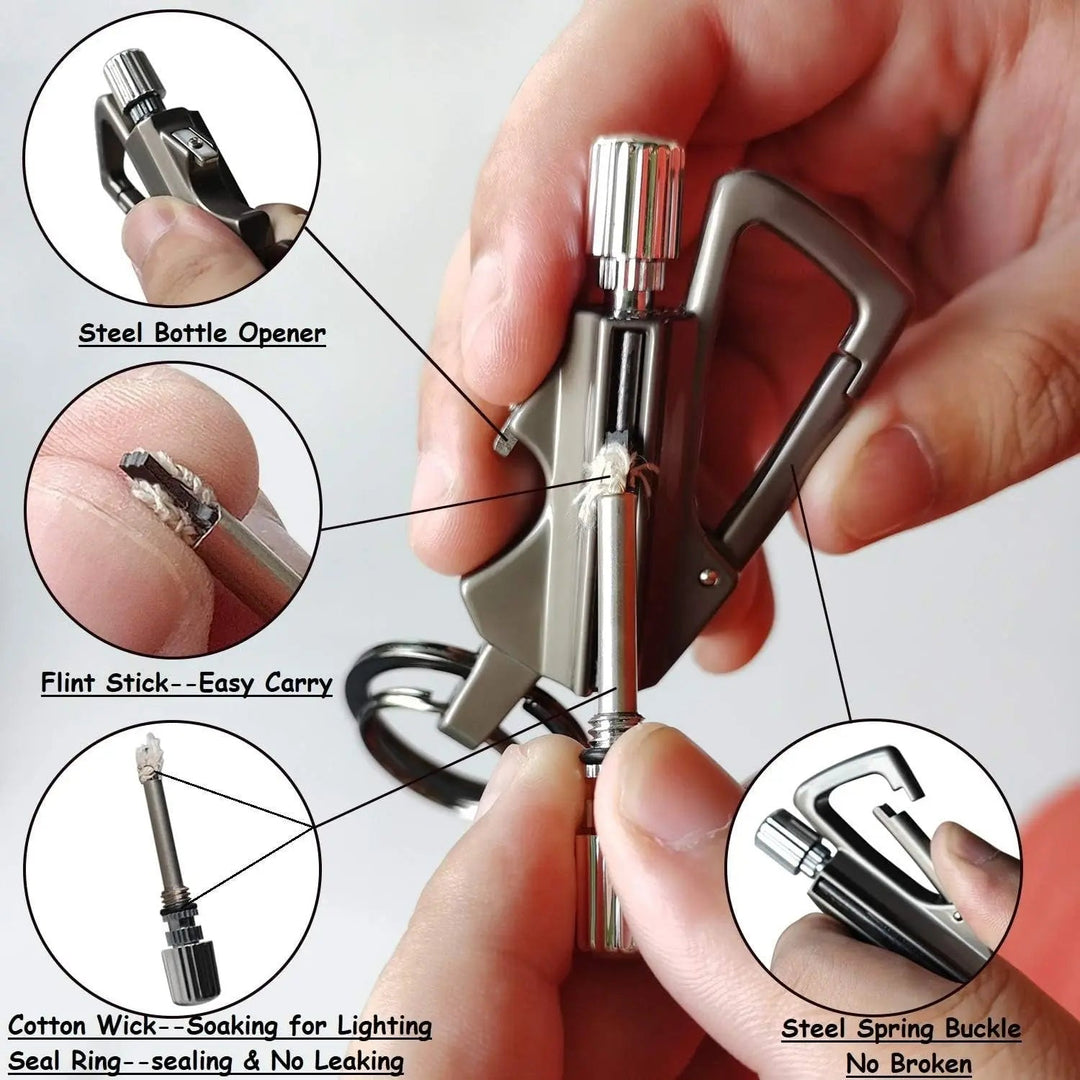 Stornfield | Survival Fire Starter with Bottle Opener – Robust Matches for On the Go