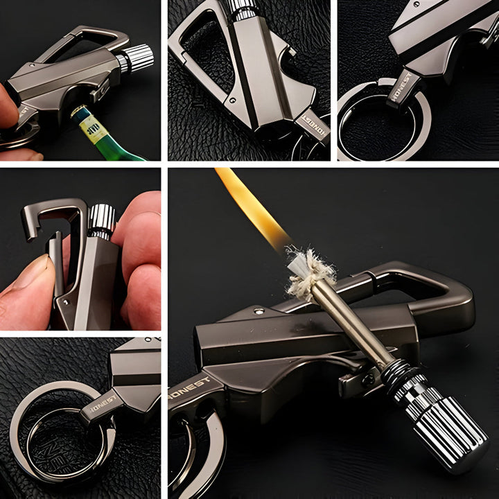 Stornfield | Survival Waterproof Flint Fire Starter Keychain