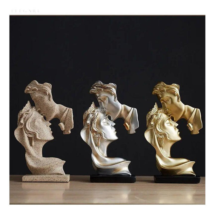 Sweet Kiss - Forehead-kissing Love Couple Statue | Stornfield