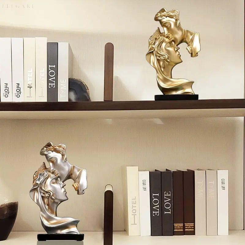 Sweet Kiss - Forehead-kissing Love Couple Statue | Stornfield